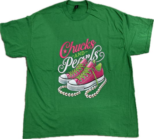 Chucks and Pearls Tshirt (Copy)