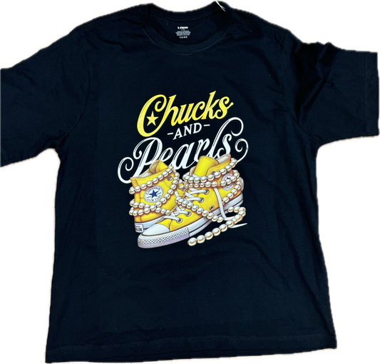 Chucks and Pearls Tshirt