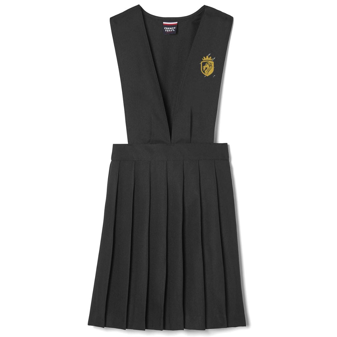 Girls V-neck jumper dress
