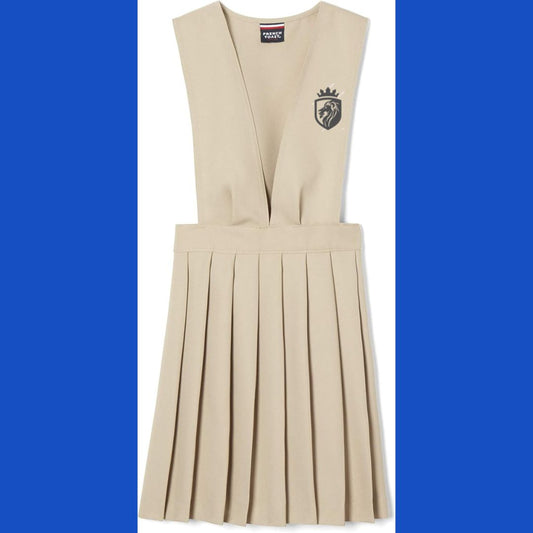 Girls V-neck jumper dress