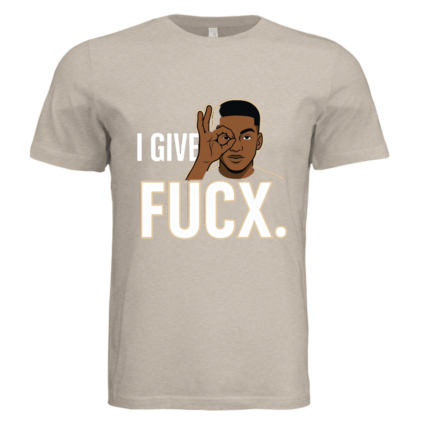 Tan Triblend - FRONT